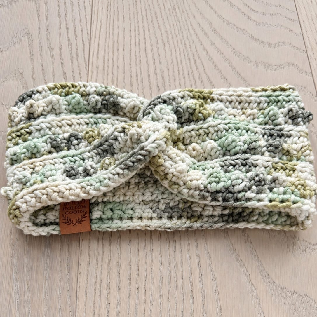 Sage Meadow Twist Ear Warmer